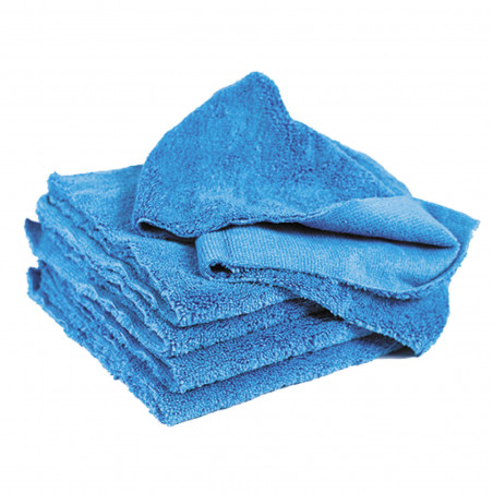 5-Pack Laser blue polishing towels (40x40 cm) (laser cut)